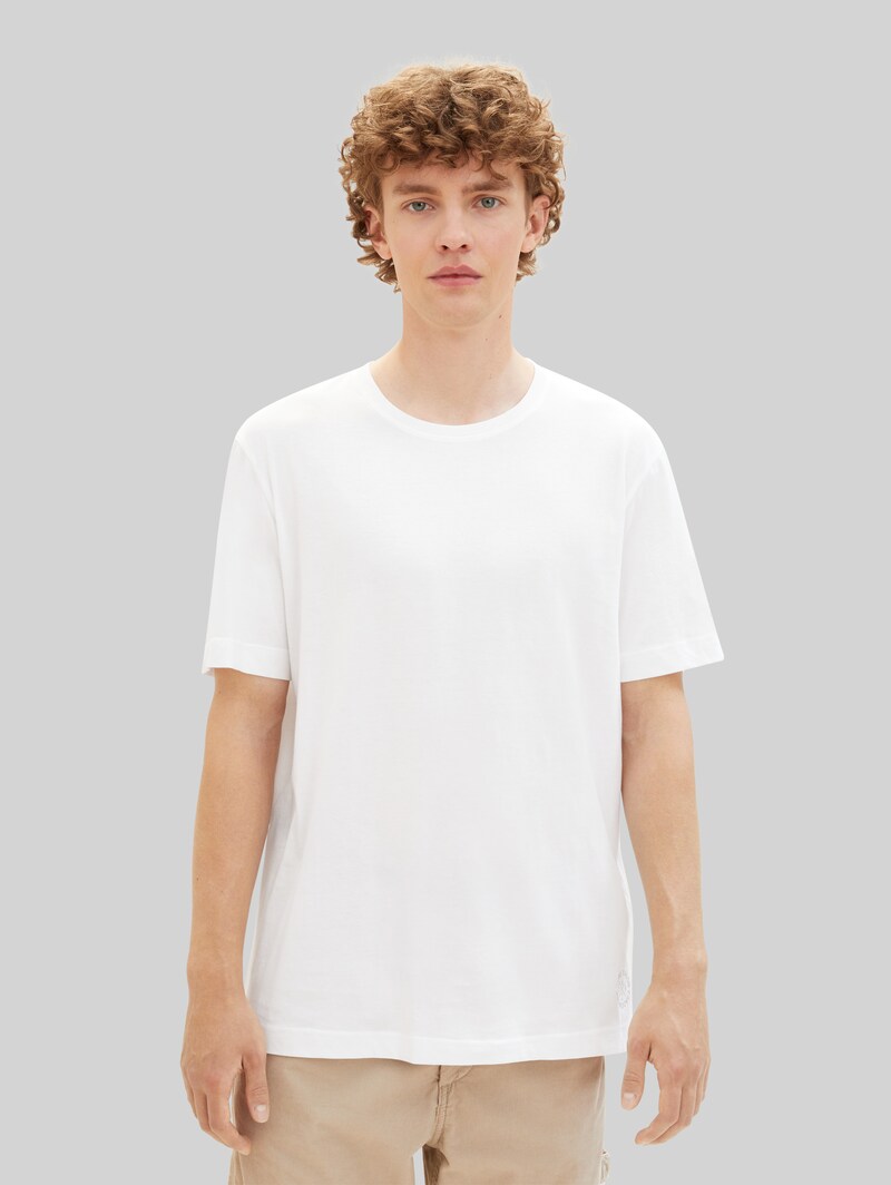 Tom Tailor T-Shirts aus Baumwolle im 4er-Pack - White Tom Tailor T-Shirts aus Baumwolle im 4er-Pack - White