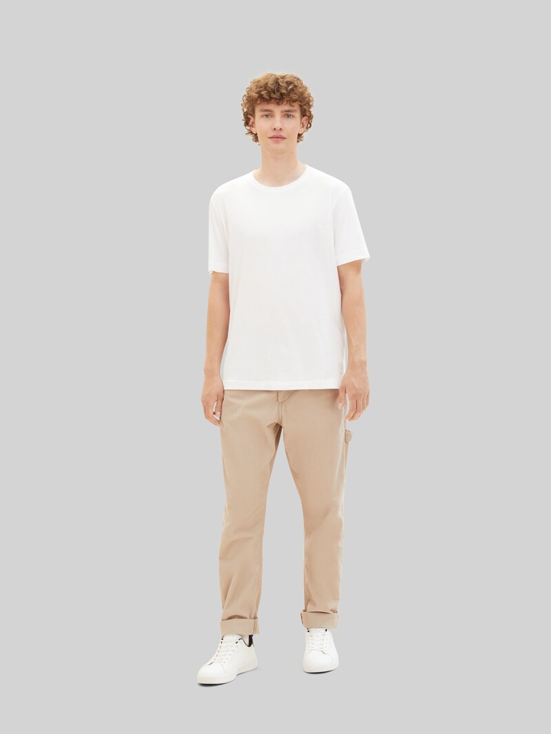 Tom Tailor T-Shirts aus Baumwolle im 4er-Pack - White