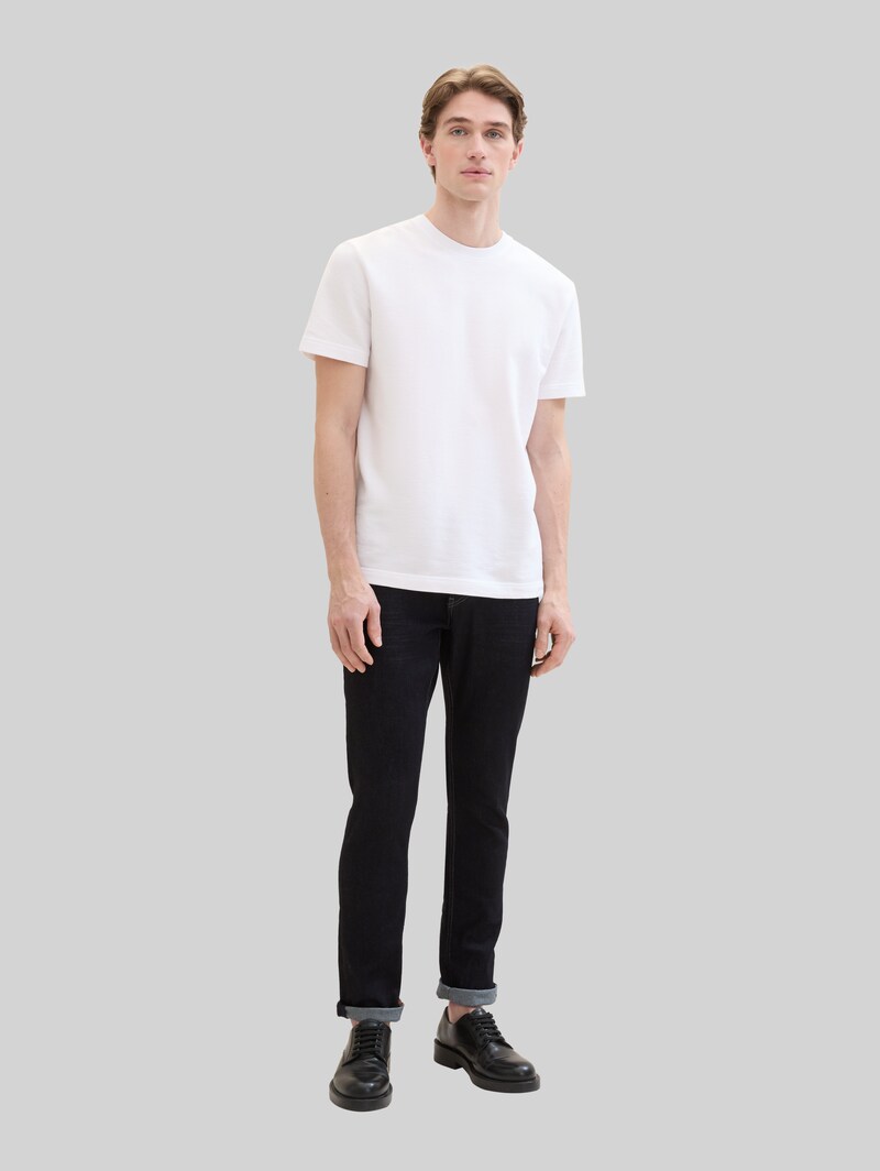 Tom Tailor TTJOSH REGULAR SLIM Jeans - Clean Rinsed Blue Denim Tom Tailor TTJOSH REGULAR SLIM Jeans - Clean Rinsed Blue Denim
