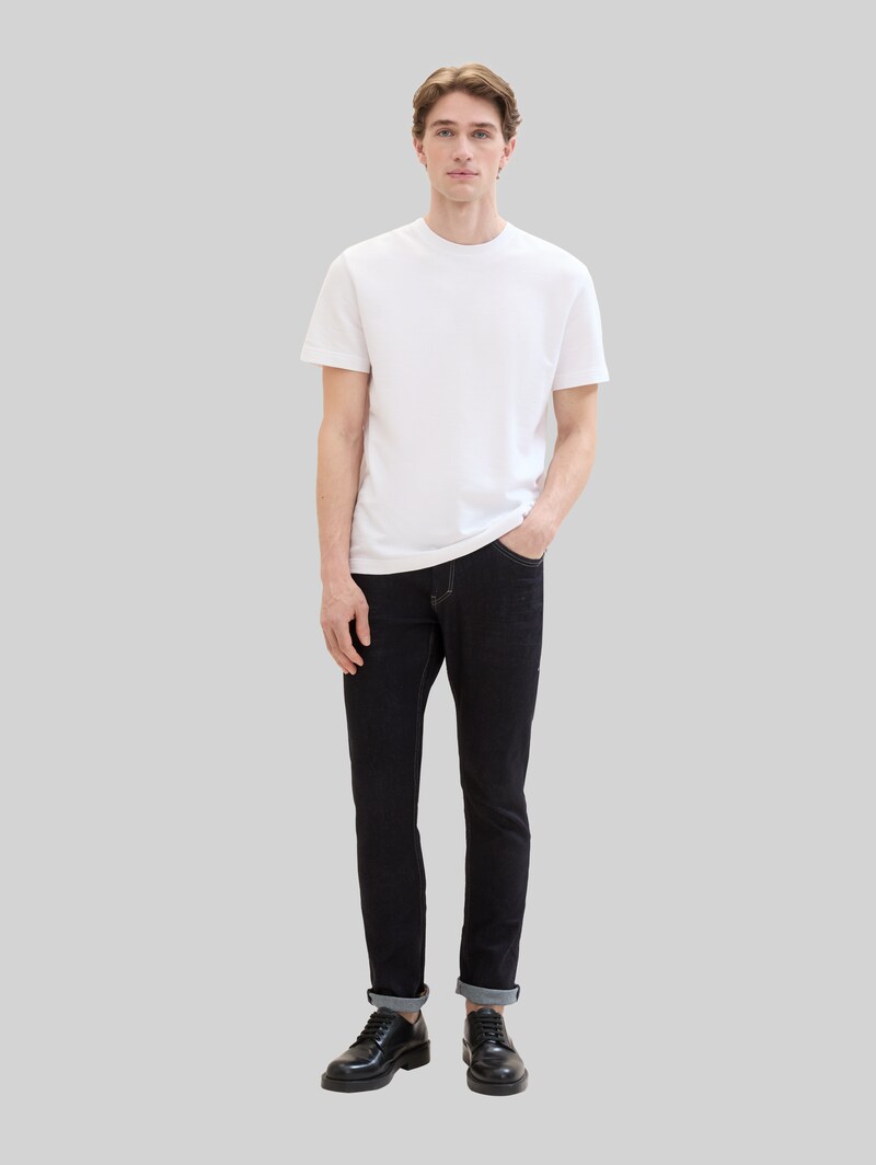 Tom Tailor TTJOSH REGULAR SLIM Jeans - Clean Rinsed Blue Denim