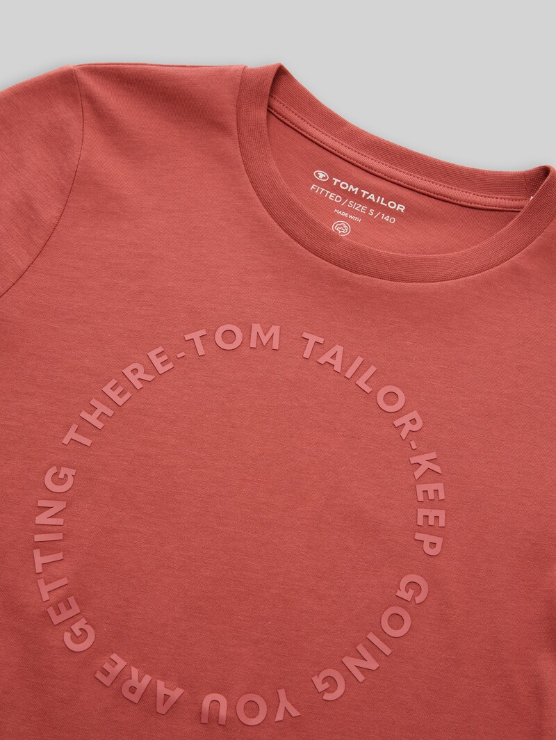 Tom Tailor Slim Fit T-Shirt im 2er-Pack - Faded Red
