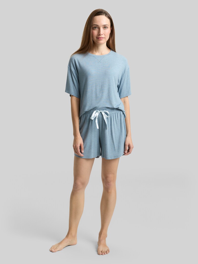 Tom Tailor Pyjama-Set - Blue-medium-melange