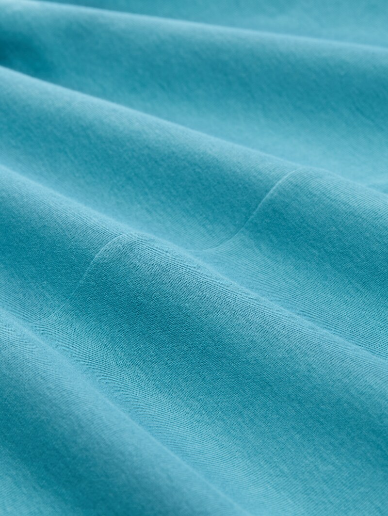 Tom Tailor Slim Fit Langarmshirt - Tropical Teal