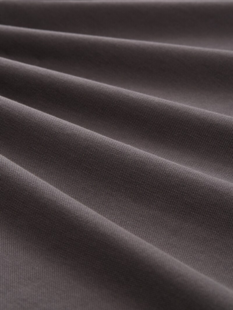 Tom Tailor Relaxed Fit Poloshirt mit Stehkragen - Pavement Grey