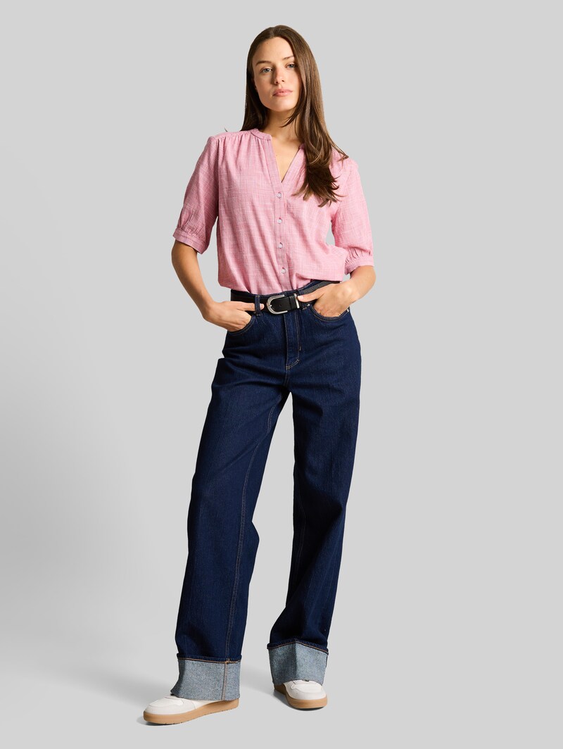 Tom Tailor Bluse aus Baumwolle - Cozy Pink