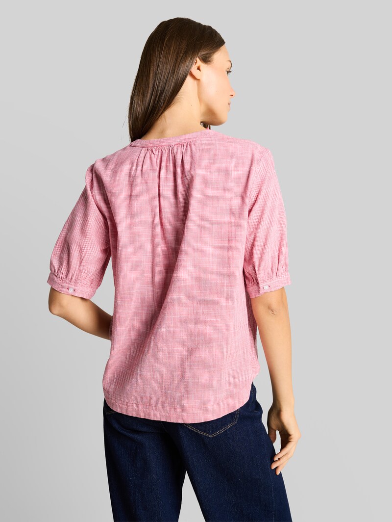 Tom Tailor Bluse aus Baumwolle - Cozy Pink