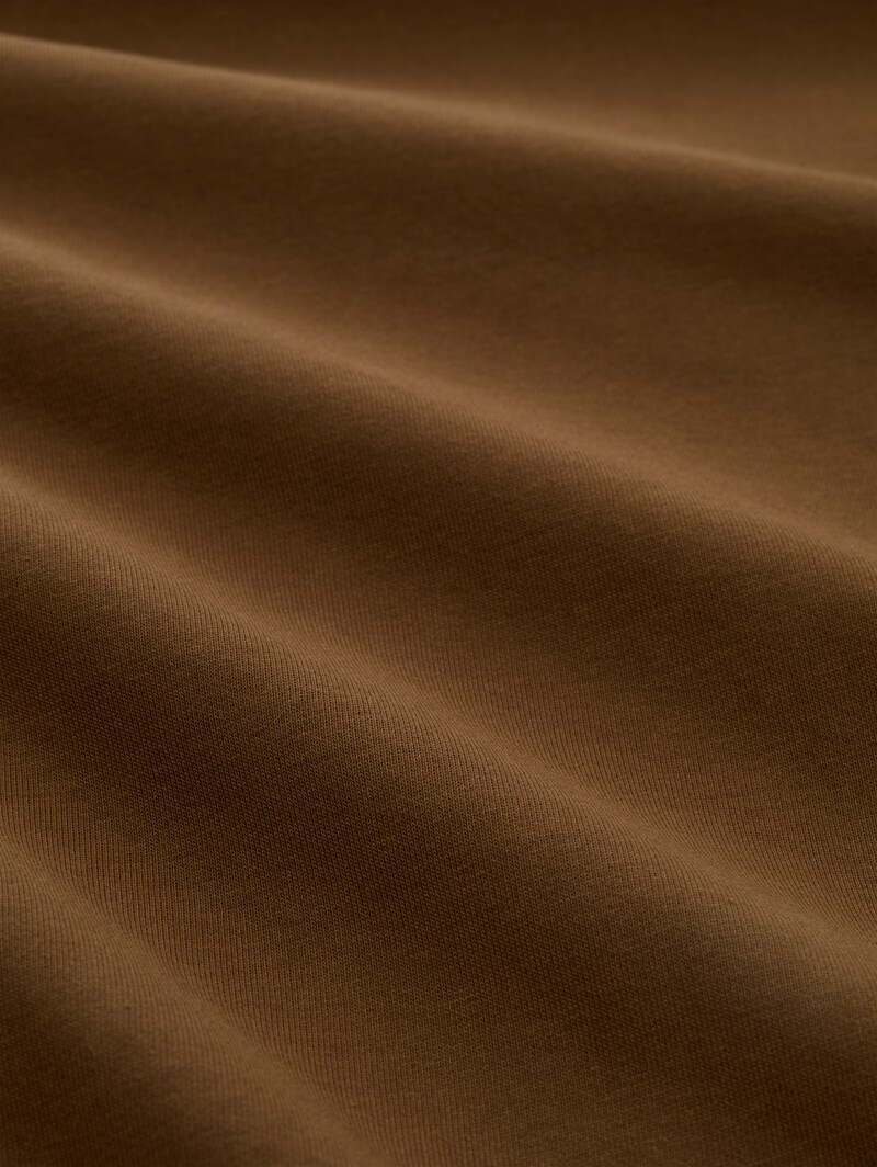 Tom Tailor Basic Sweatshirt in Unifarben - Dark Palm