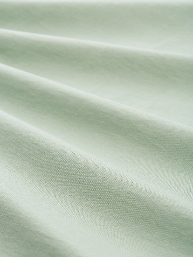 Tom Tailor Basic T-Shirt mit Logo-Print - Ice Mint Green