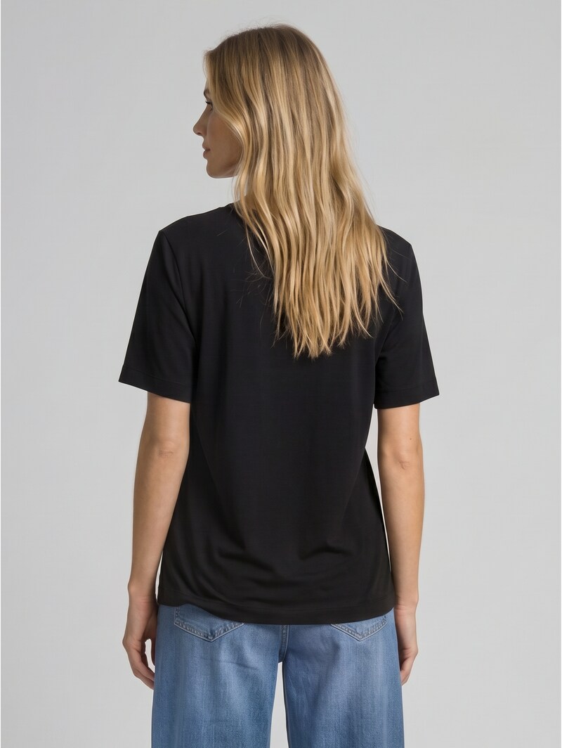 Tom Tailor T-Shirt aus Baumwolle - Deep Black