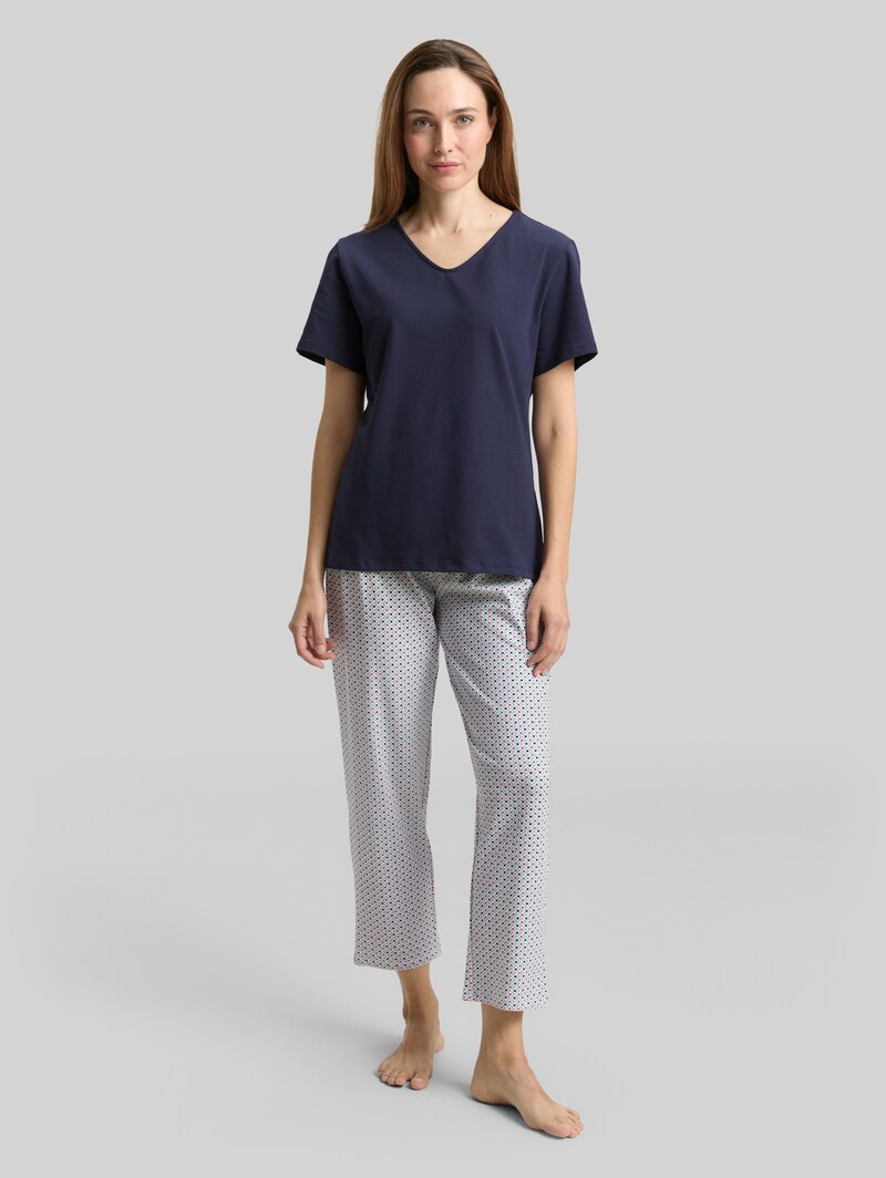 Tom Tailor Pyjama-Set - Blue-dark-allover Tom Tailor Pyjama-Set - Blue-dark-allover
