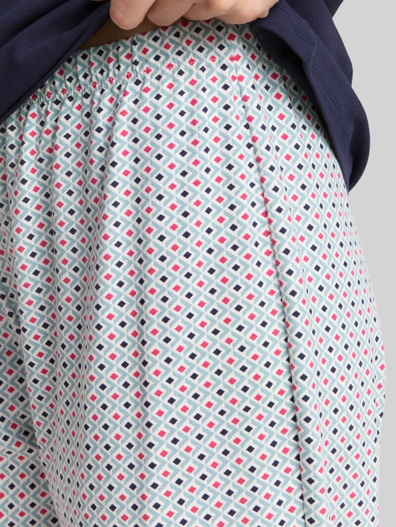 Tom Tailor Pyjama-Set - Blue-dark-allover