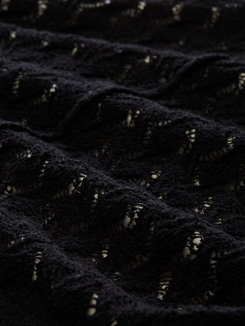 Tom Tailor Oversize Bolero Cardigan - Deep Black