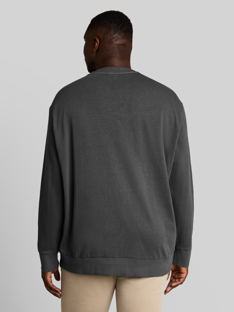 Tom Tailor Plus Size - Sweatshirt im Used-Look - Tarmac Grey