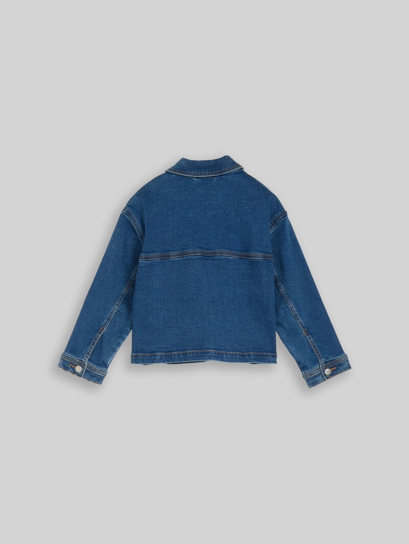 Tom Tailor Jeansjacke mit Stretch - Mid Stone Bright Blue Denim Tom Tailor Jeansjacke mit Stretch - Mid Stone Bright Blue Denim