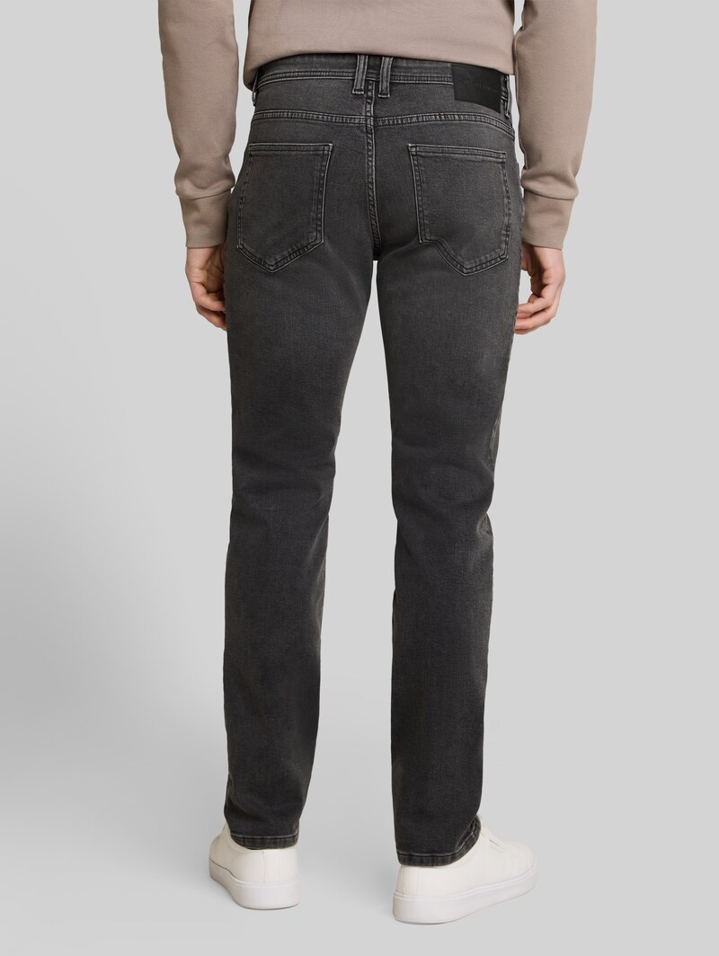 Tom Tailor TTJOSH REGULAR SLIM Jeans - Used Dark Stone Grey Denim Tom Tailor TTJOSH REGULAR SLIM Jeans - Used Dark Stone Grey Denim