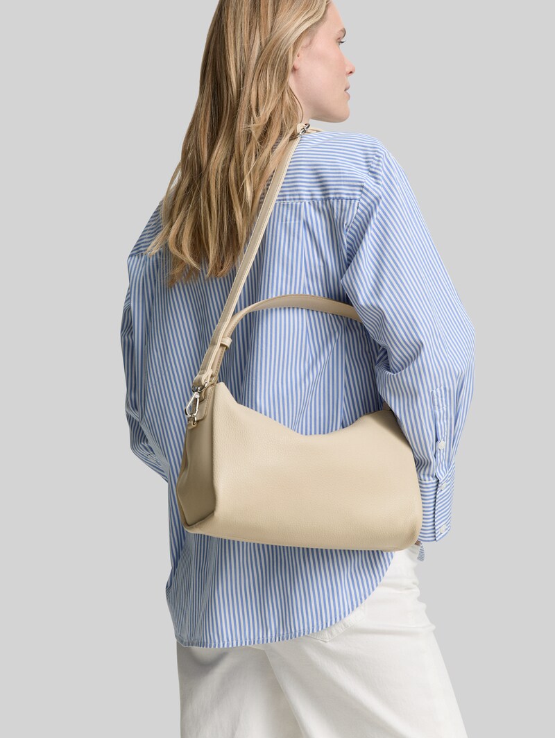 Tom Tailor TTDEA M Beuteltasche mit verstellbarem Trageriemen - Off White / Off White