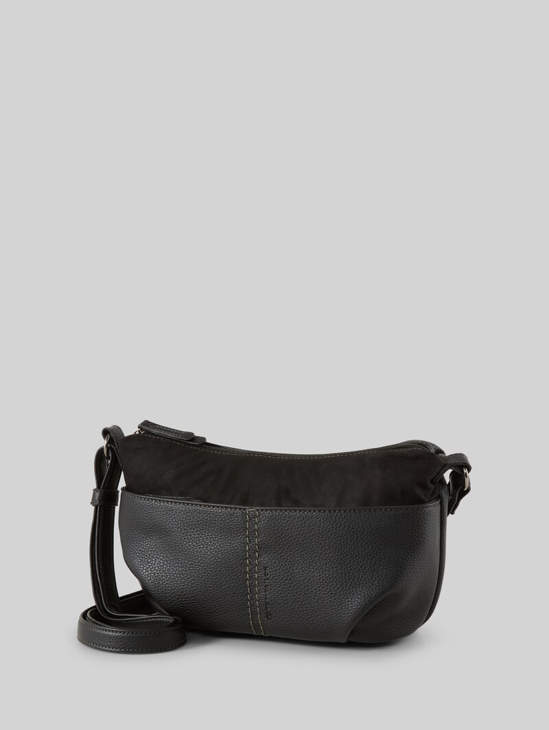 Tom Tailor TTMIHA Umhängetasche mit Material-Mix - Schwarz / Black