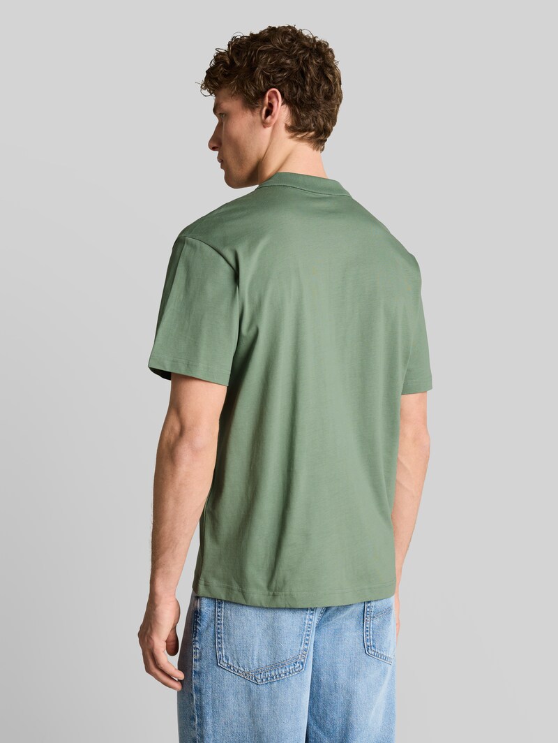Tom Tailor Relaxed Fit Poloshirt aus Baumwolle - Sea Spray