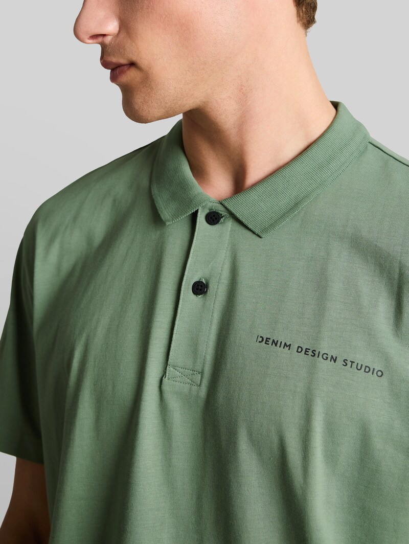 Tom Tailor Relaxed Fit Poloshirt aus Baumwolle - Sea Spray