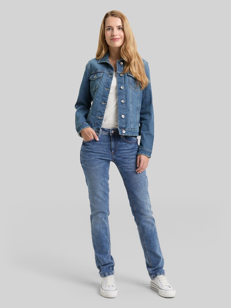 Tom Tailor TTALEXA STRAIGHT Jeans - Random Bleached Blue Denim