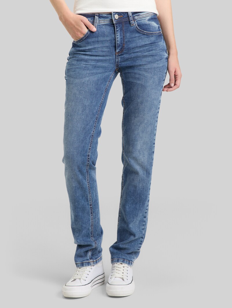 Tom Tailor TTALEXA STRAIGHT Jeans - Random Bleached Blue Denim