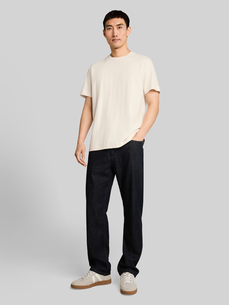 Tom Tailor T-Shirt aus Baumwolle - Gardenia White