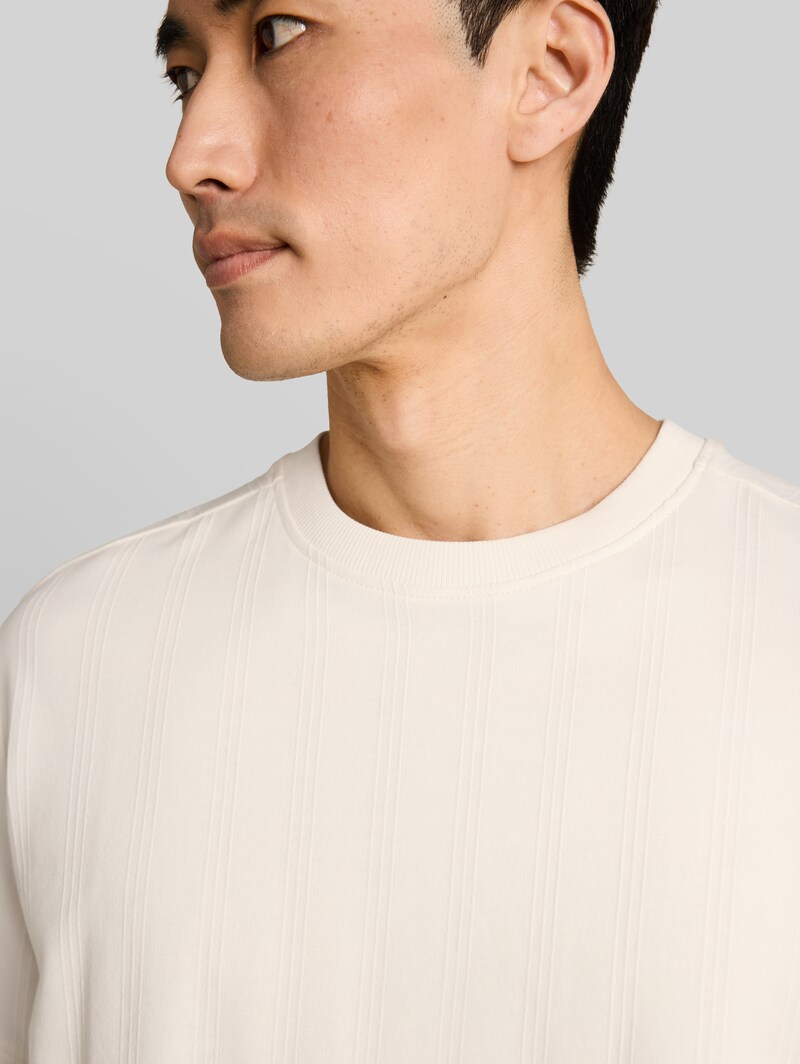 Tom Tailor T-Shirt aus Baumwolle - Gardenia White