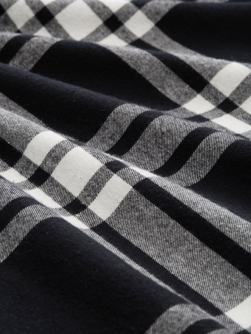 Tom Tailor Pyjama-Set mit Karomuster - Grey-dark-check