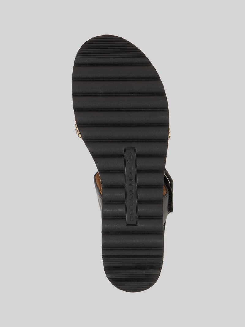 Tom Tailor Sandalen mit Keilabsatz - Black