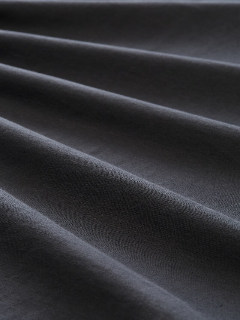 Tom Tailor T-Shirt mit Logo-Stickerei - Tarmac Grey