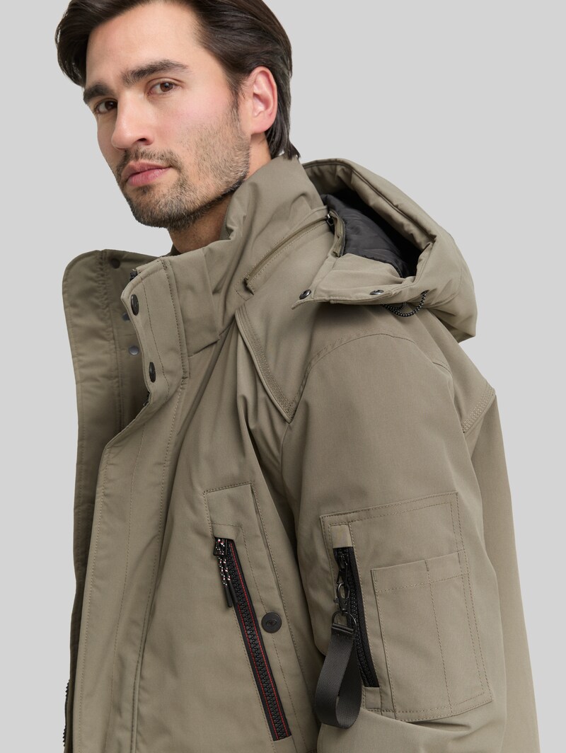Tom Tailor Arctic Parka mit abnehmbarer Kapuze - Smokey Olive Green