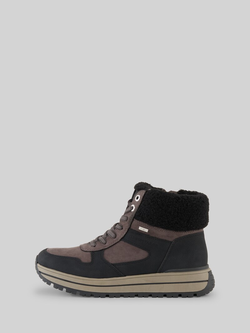 Tom Tailor Wasserfeste Stiefeletten mit Plateau-Sohle - Black