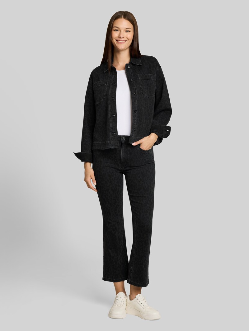 Tom Tailor TTROMY FLARE Jeans - Leo Denim Allover