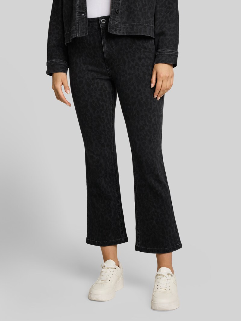 Tom Tailor TTROMY FLARE Jeans - Leo Denim Allover