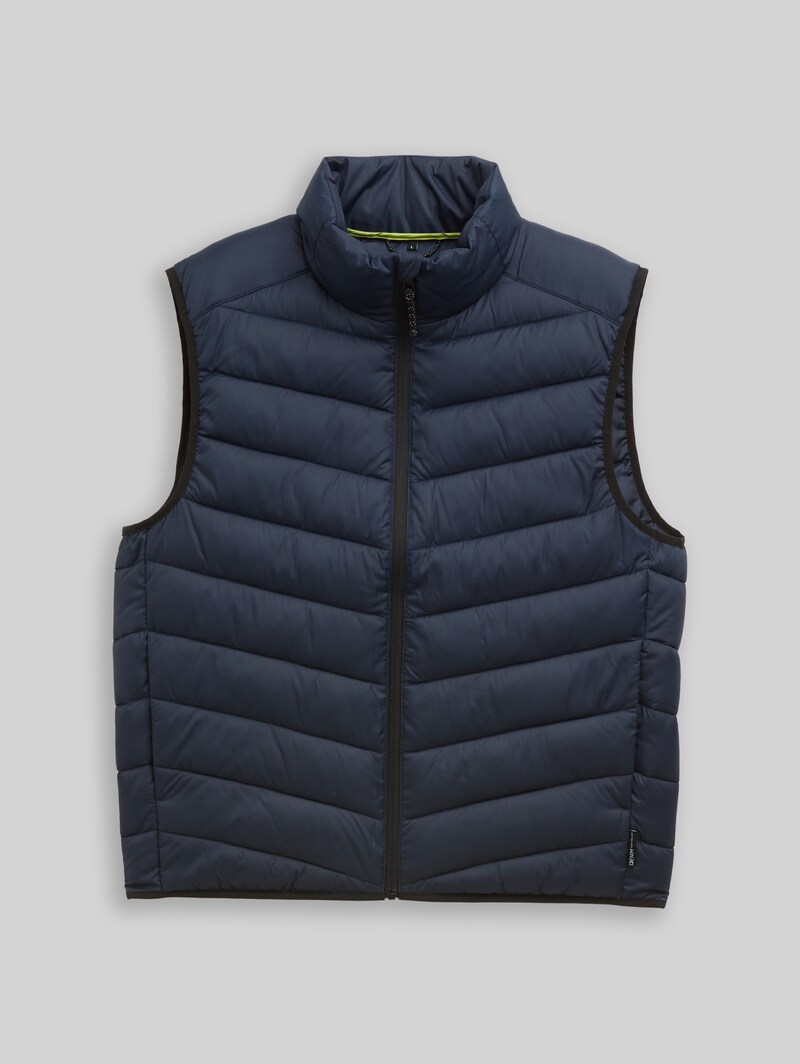 Tom Tailor Lightweight Steppweste mit Stehkragen - Sky Captain Blue