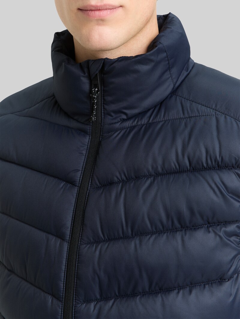 Tom Tailor Lightweight Steppweste mit Stehkragen - Sky Captain Blue