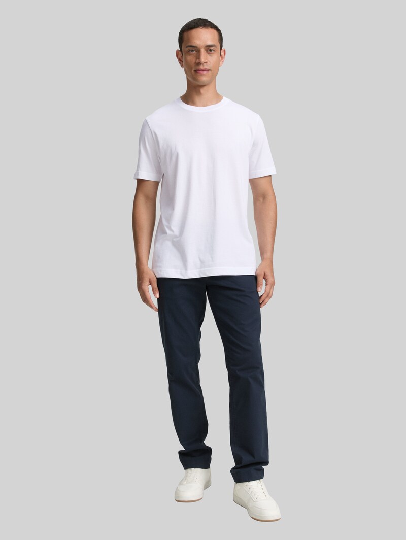 Tom Tailor T-Shirts aus Baumwolle im 2er-Pack - White