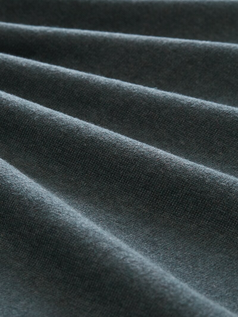 Tom Tailor Basic Strickpullover aus Baumwolle - Darkest Olive Melange