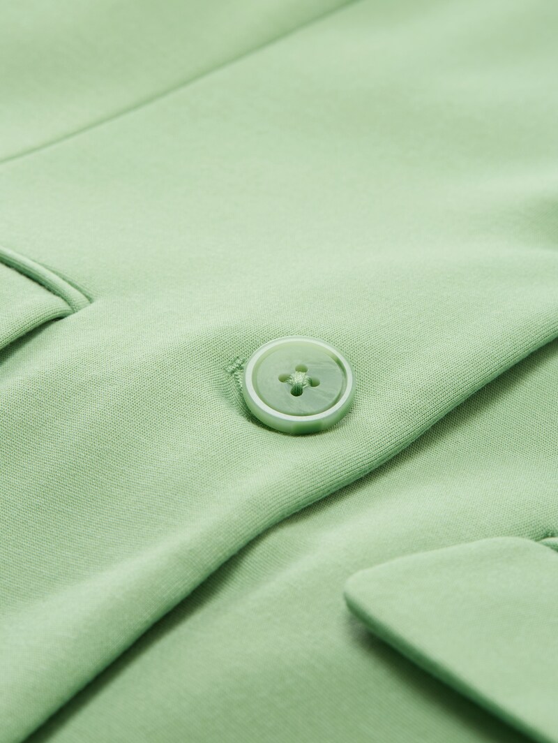 Tom Tailor Slim Fit Jersey Blazer - True Green