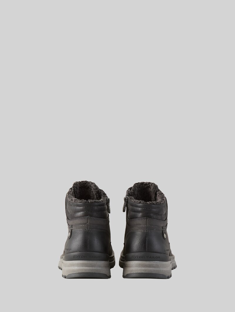 Tom Tailor Wasserdichte Stiefeletten mit Fütterung - Coal Tom Tailor Wasserdichte Stiefeletten mit Fütterung - Coal