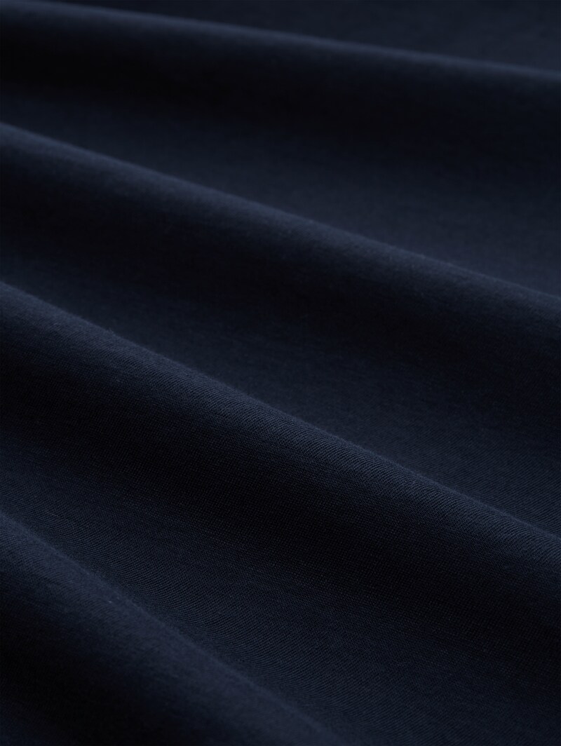 Tom Tailor T-Shirt mit Stickerei - Sky Captain Blue