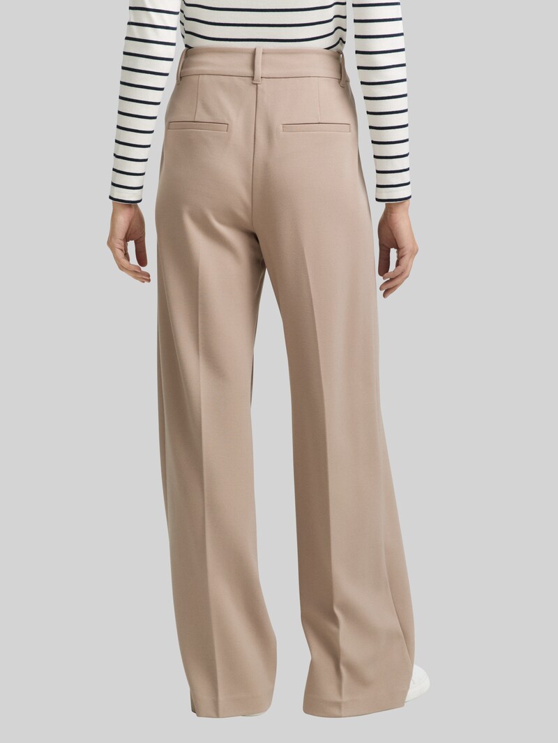 Tom Tailor TTLEA Wide Leg Hose - Soft Taupe Grey Tom Tailor TTLEA Wide Leg Hose - Soft Taupe Grey