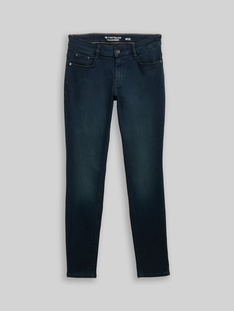 Tom Tailor TTLUCIE SKINNY Jeans - Blue Black Denim