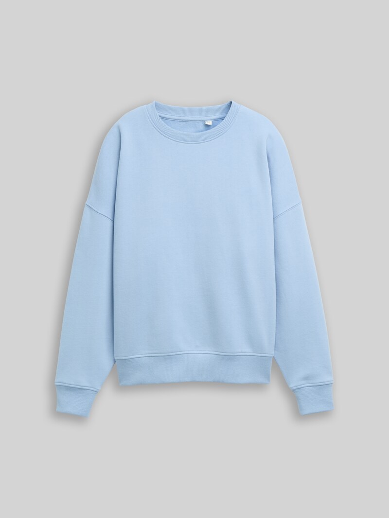 Tom Tailor Oversize Sweatshirt mit Rückenprint - Stonington Blue