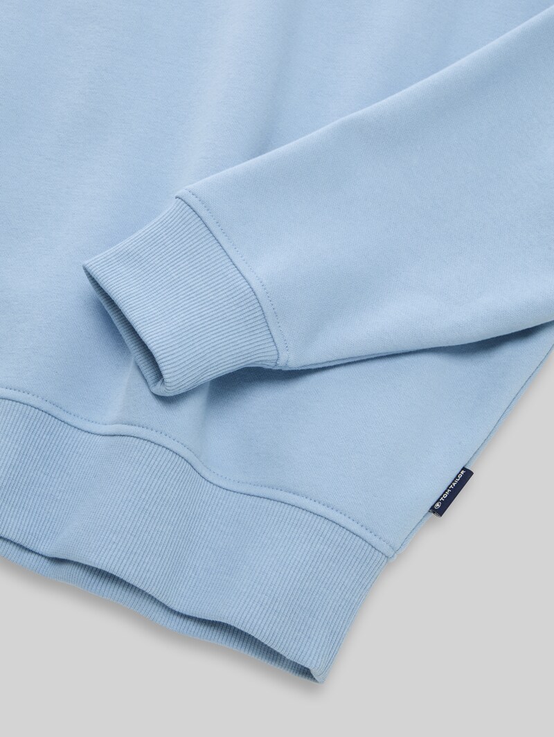 Tom Tailor Oversize Sweatshirt mit Rückenprint - Stonington Blue