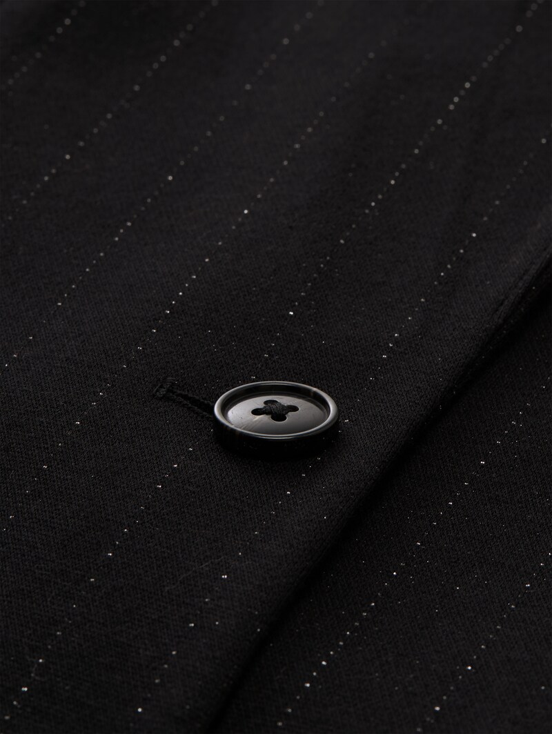 Tom Tailor Loose Fit Blazer mit Glitzer-Effekt - Pinstripe With Lurex