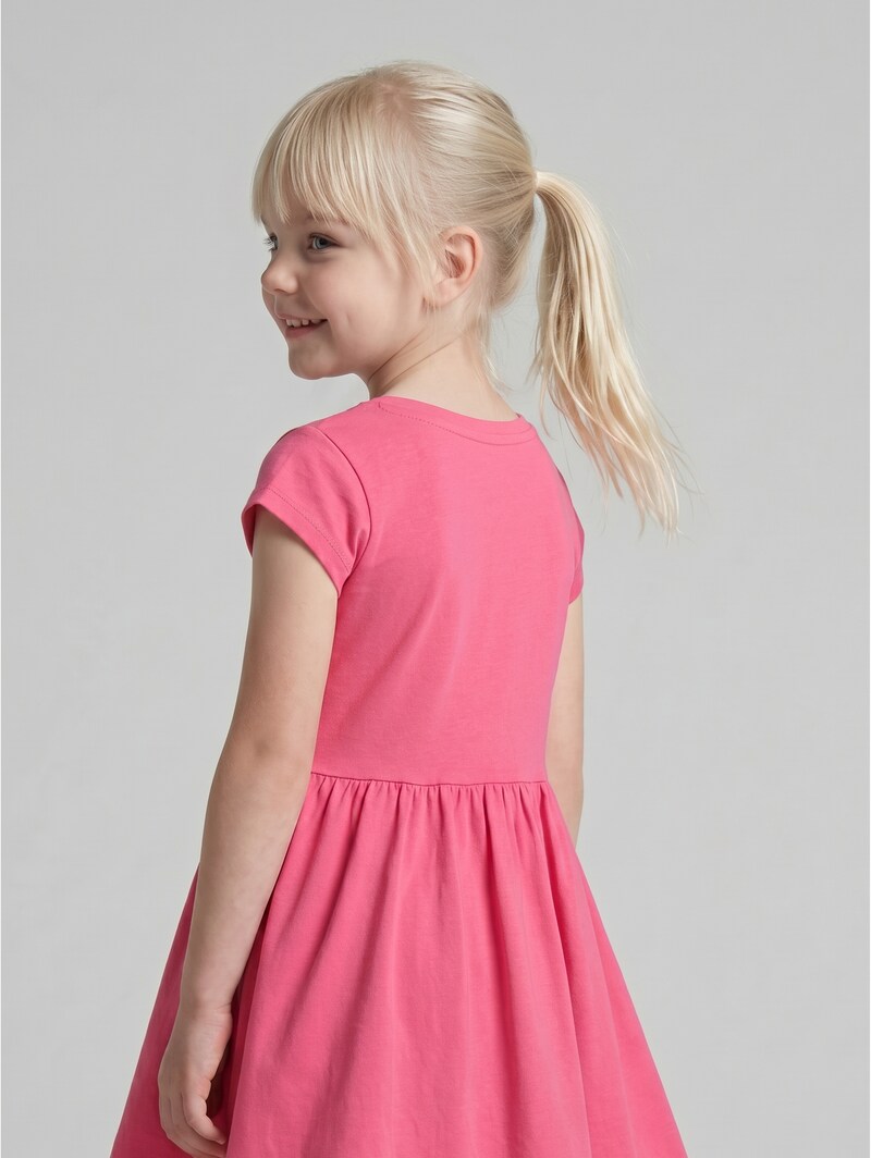 Tom Tailor Mini-Kleid mit Wendepailletten - Flashy Pink