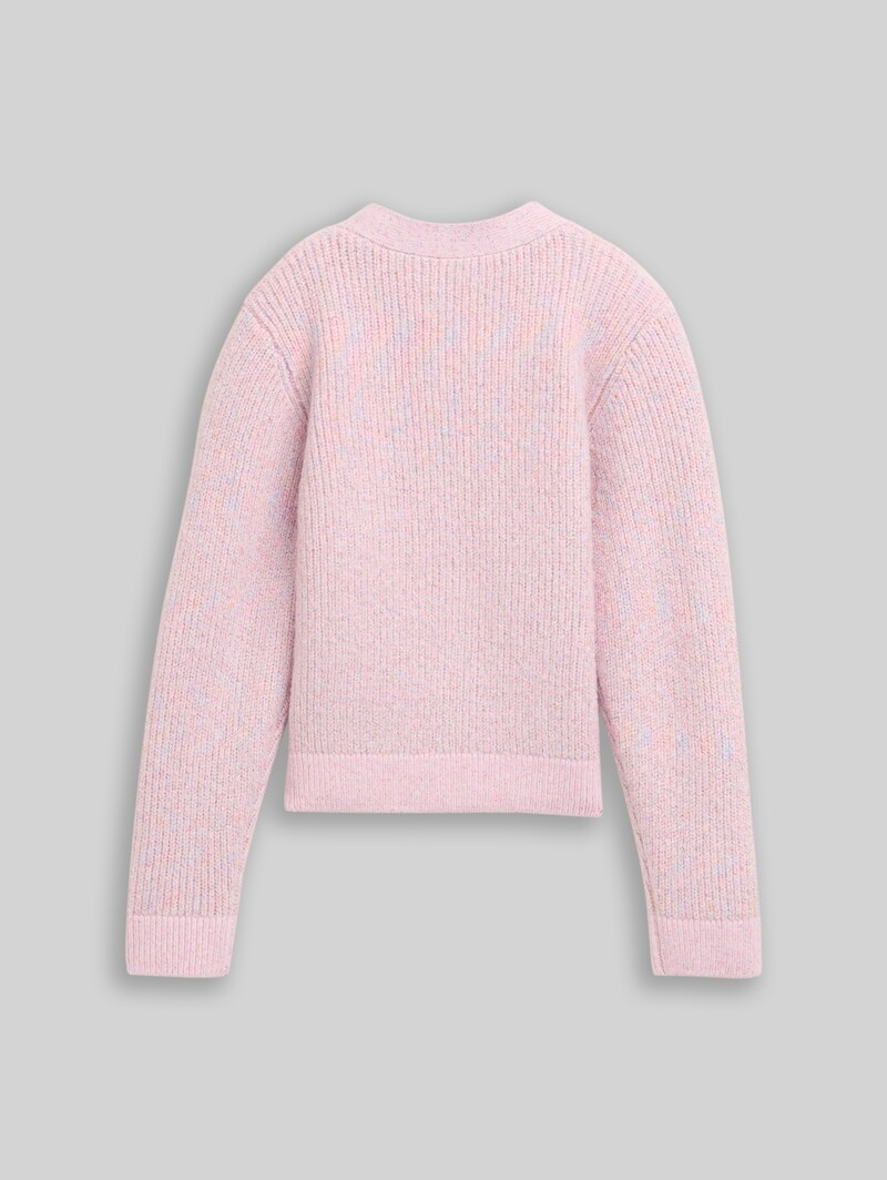 Tom Tailor Cardigan mit leichten Ballonärmeln - Peachskin