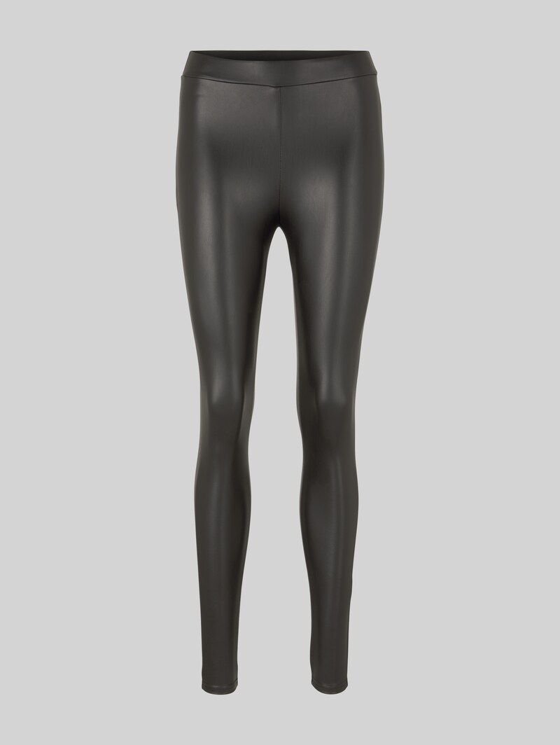 Tom Tailor Leggings in Lederoptik - Deep Black