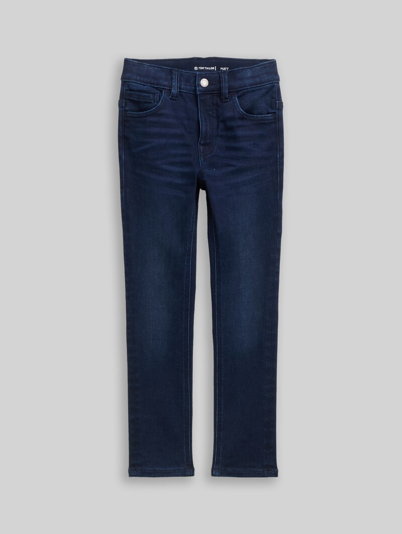 Tom Tailor Skinny Fit Jeans mit Stretch - Dark Blue Denim